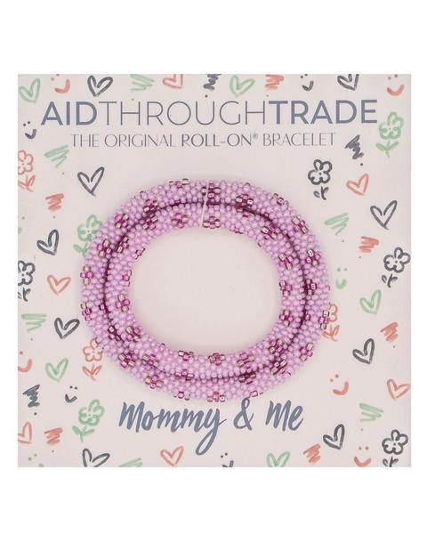 Mommy & Me Roll-On® Bracelets - Orchid