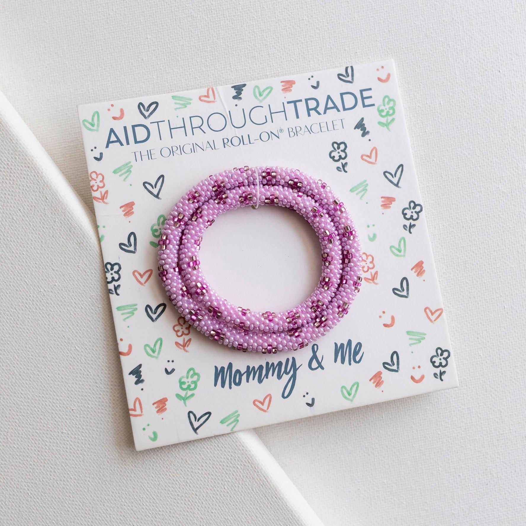 Mommy & Me Roll-On&reg; Bracelets - Orchid image number 2