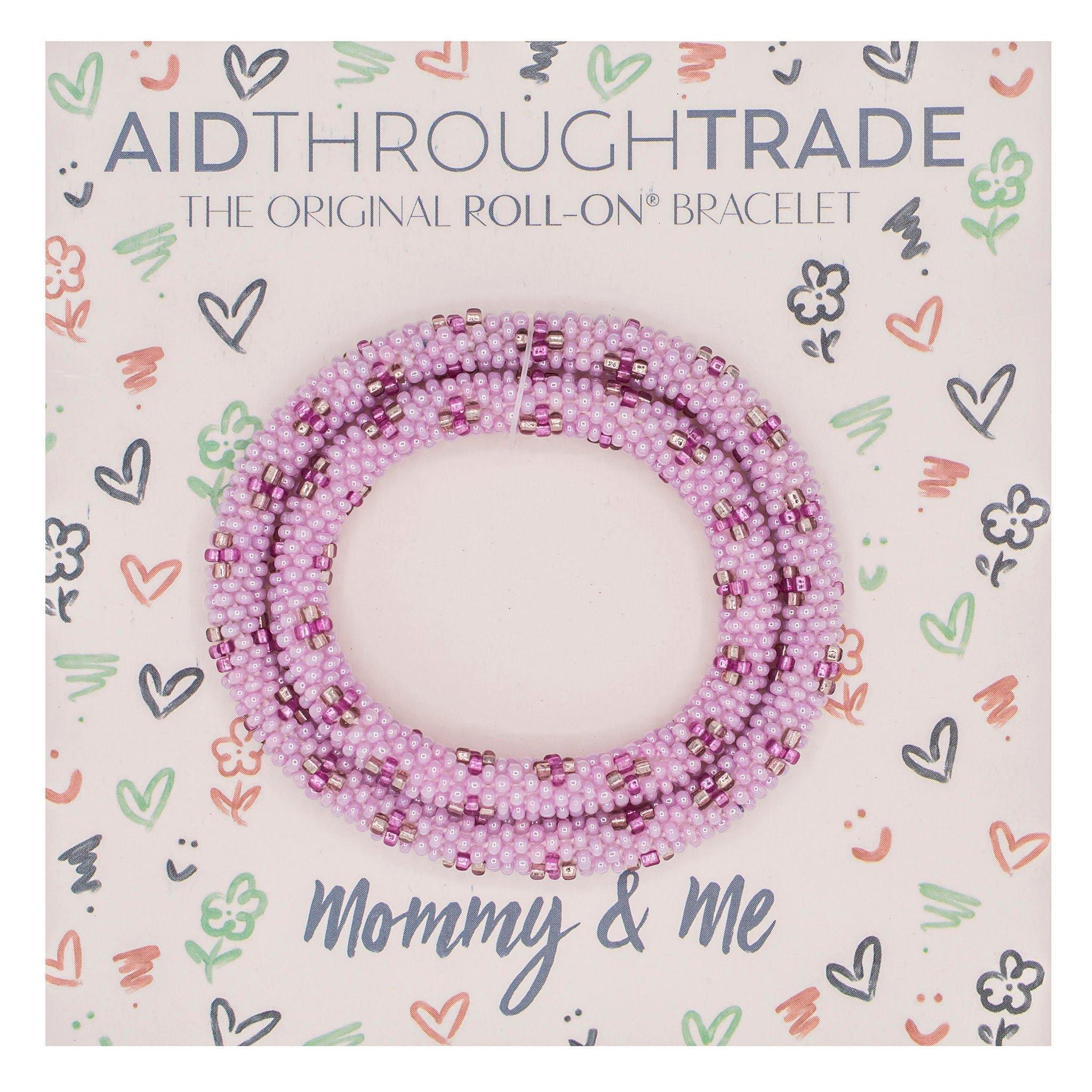 Mommy & Me Roll-On&reg; Bracelets - Orchid image number 1