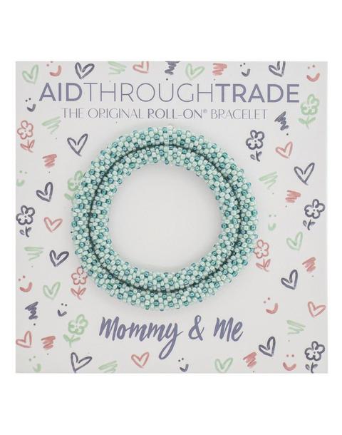 Mommy & Me Roll-On® Bracelets - Mint Chip
