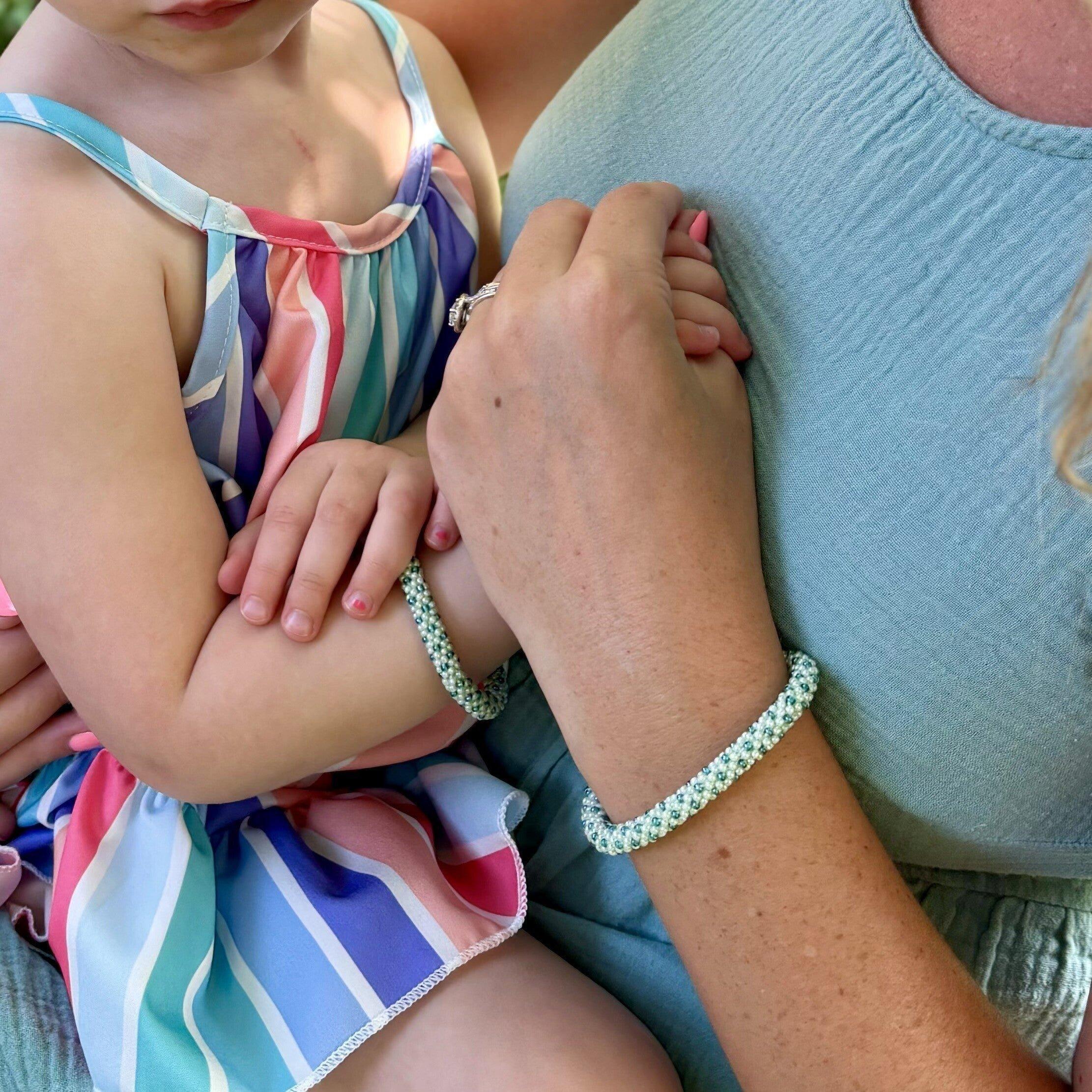 Mommy & Me Roll-On&reg; Bracelets - Mint Chip image number 2