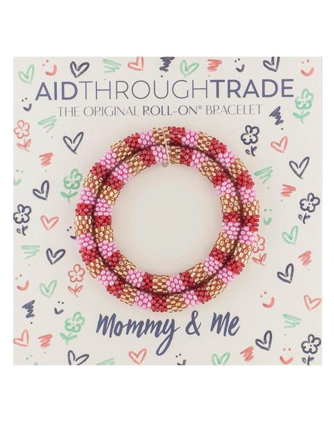 Mommy & Me Roll-On® Bracelets - Hibiscus