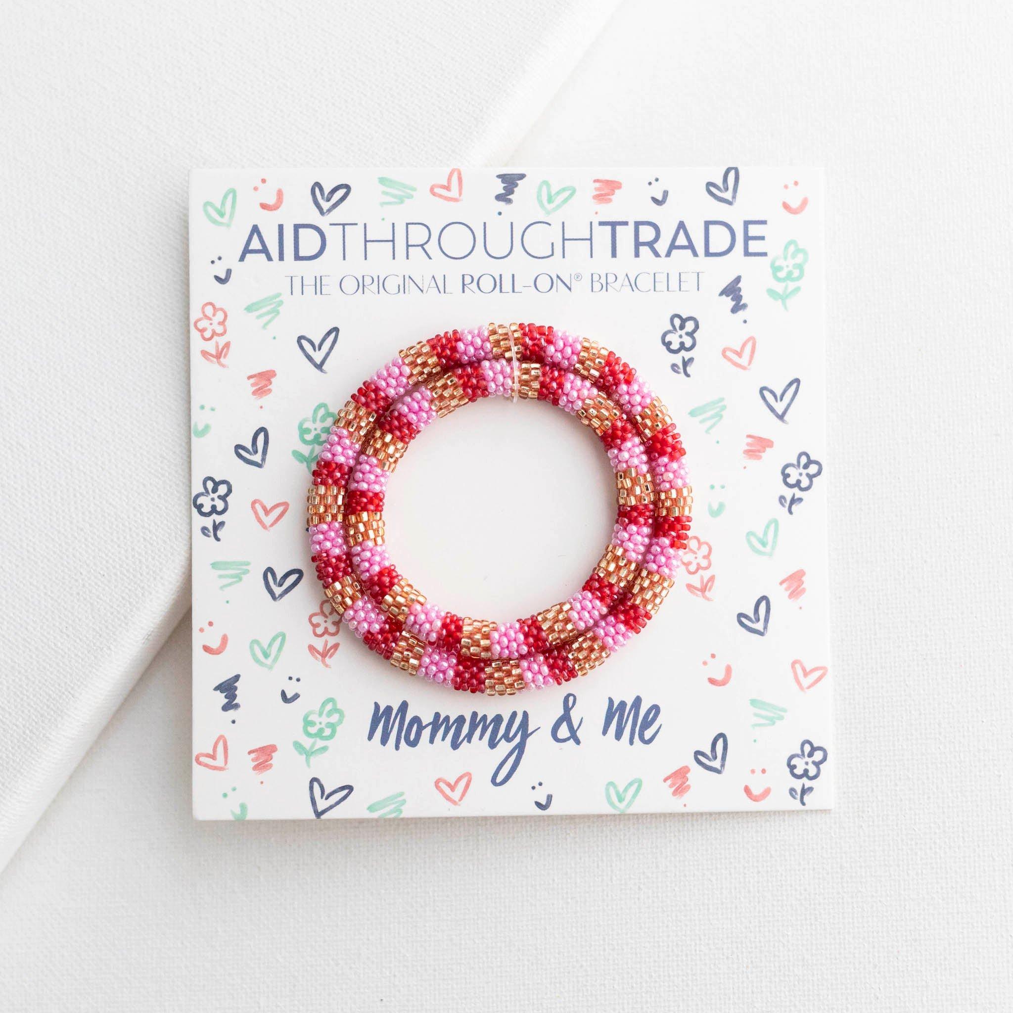 Mommy & Me Roll-On&reg; Bracelets - Hibiscus image number 2