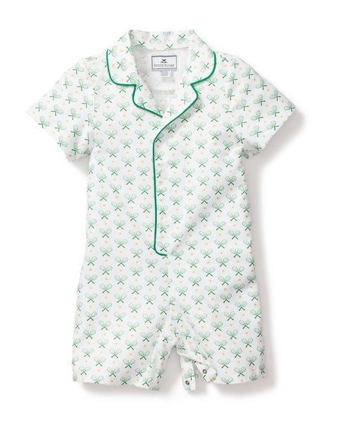 Baby's Twill Summer Romper in Match Point