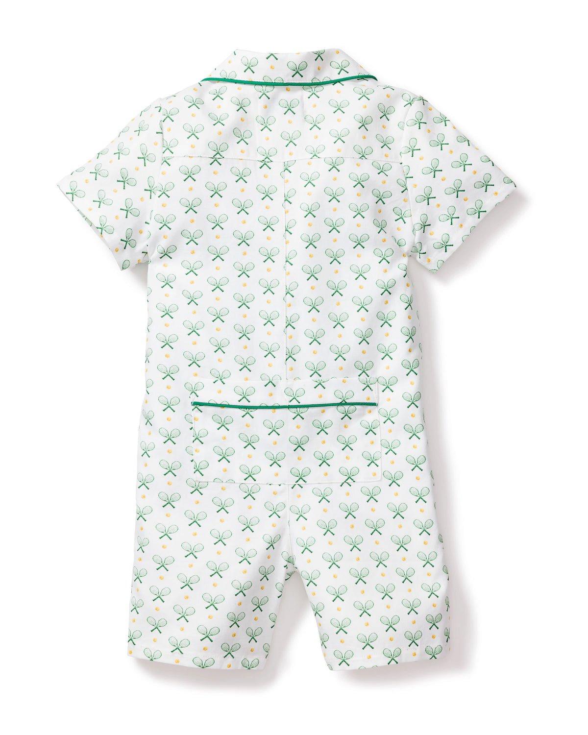 Baby's Twill Summer Romper in Match Point image number 2