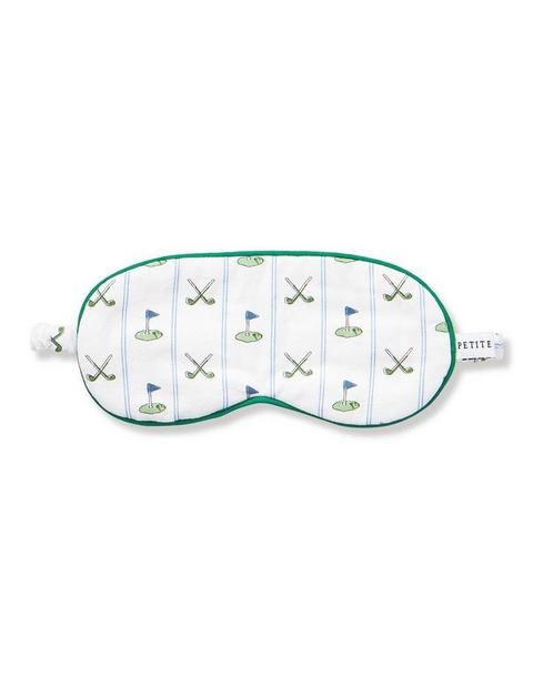 Kid's Twill Sleep Mask in Fairway Stripe