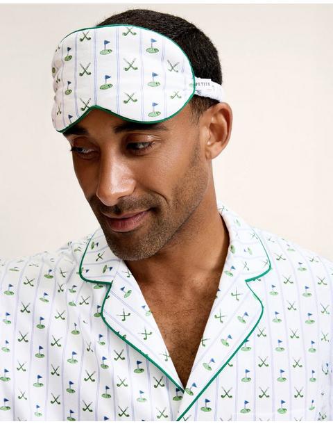 Adult Sleep Mask in Fairway Stripe