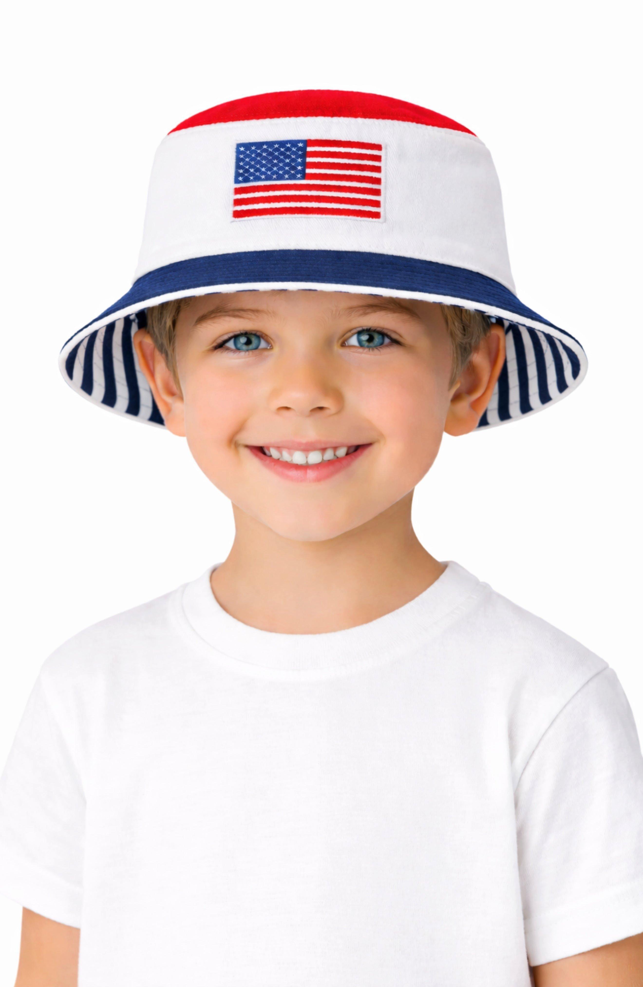 American Flag Bucket Hat image number 1