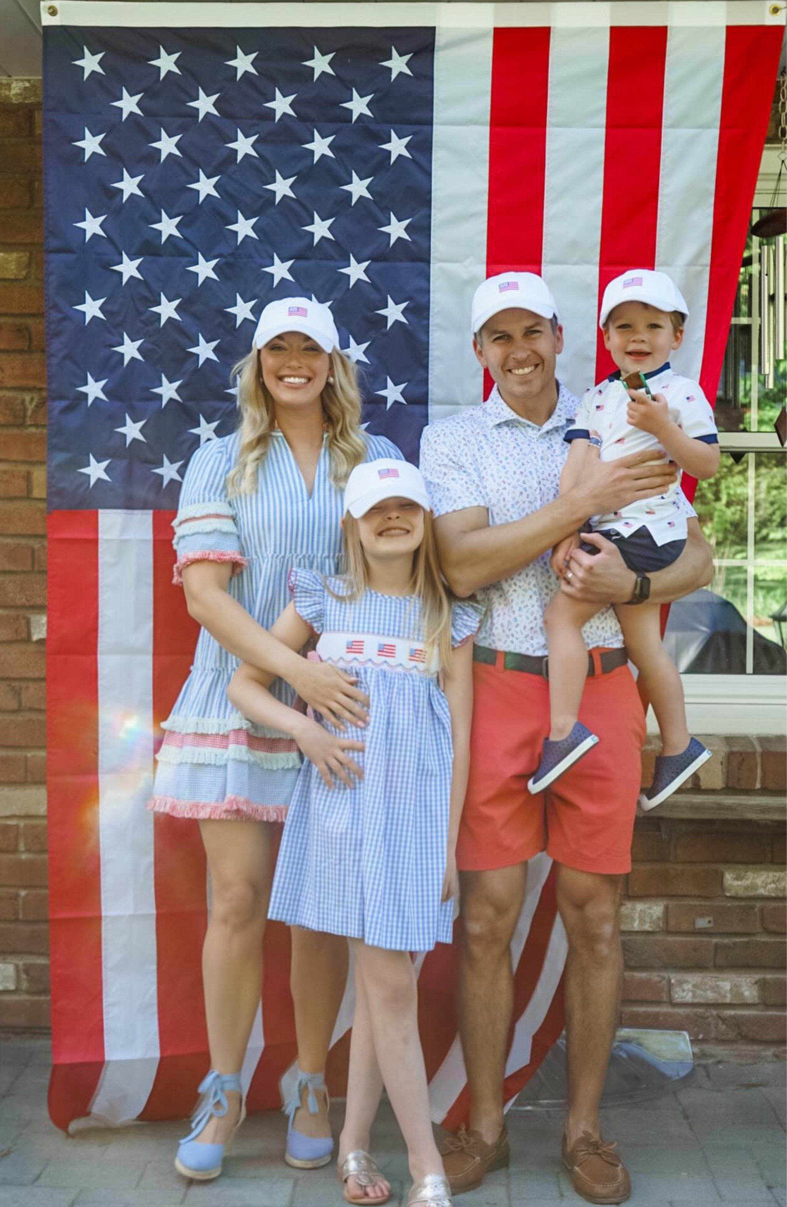 Women's American Flag Bow Baseball Hat image number 3