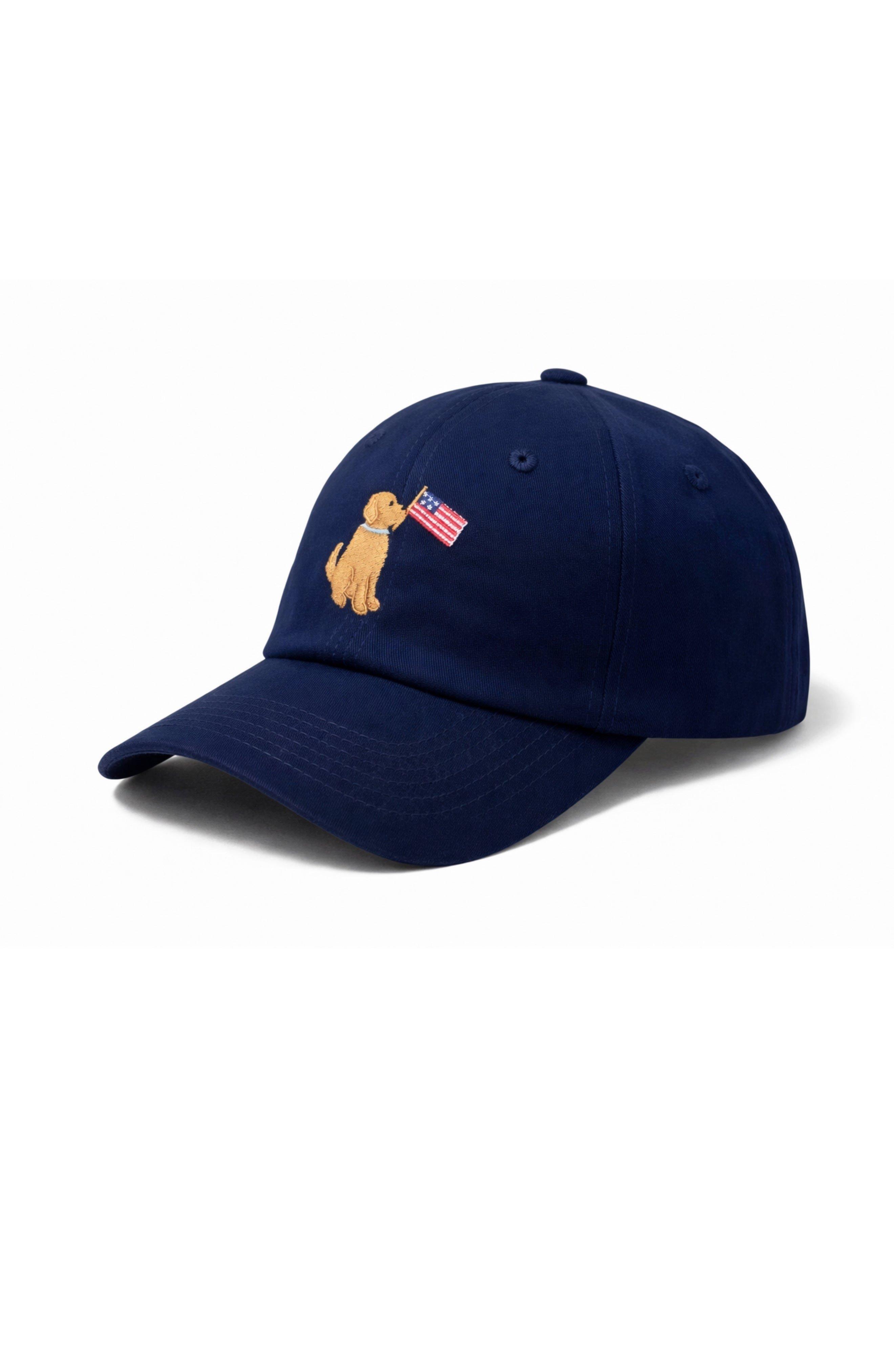 Adult American Dog Baseball Hat image number 1