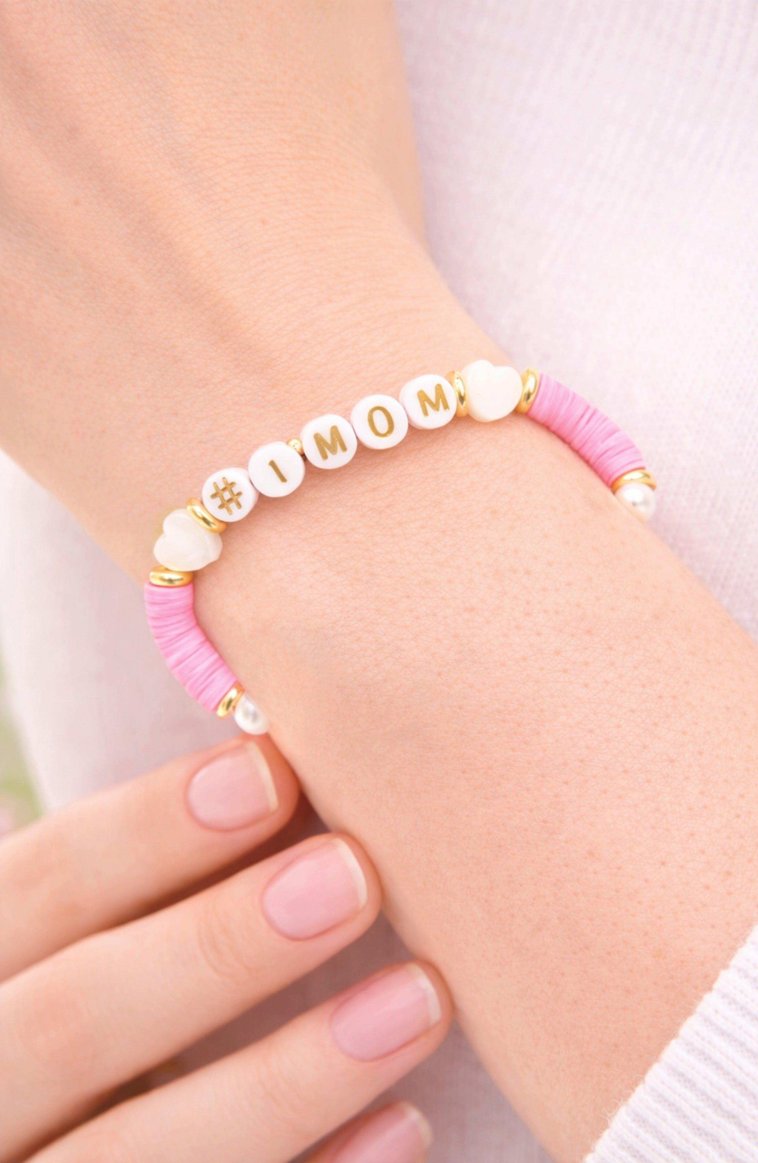 #1 Mom Bracelet image number 1