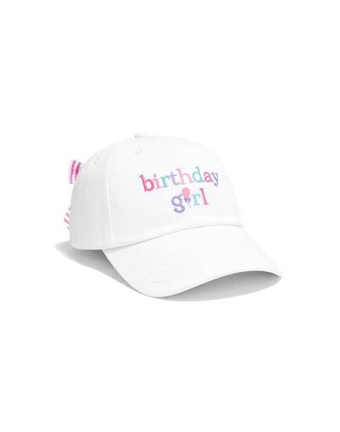 Birthday Girl Bow Baseball Hat