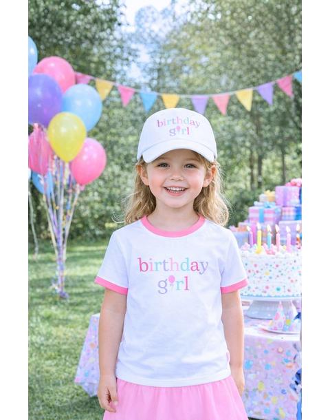 Birthday Girl Bow Baseball Hat