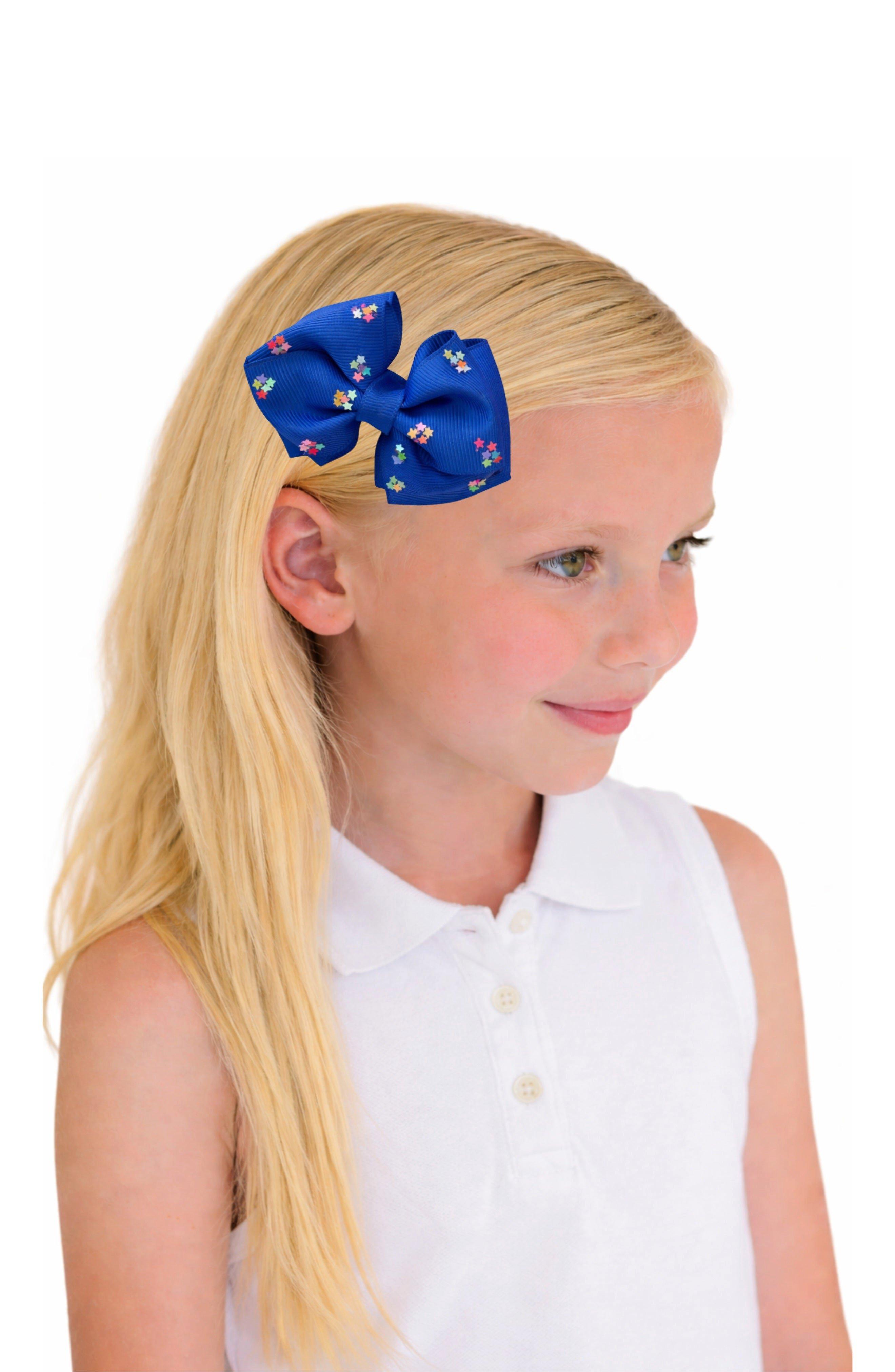 Firecracker Summer Hair Bow Set image number 2