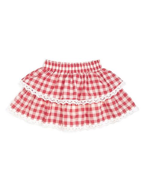 Red Gingham Skort
