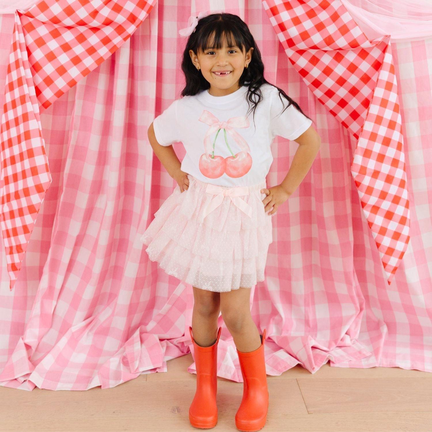 Cherry Cute Short Sleeve T-Shirt image number 2