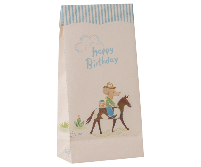Goodie bag - Happy birthday - Cowboy, 12 pcs. image number 1