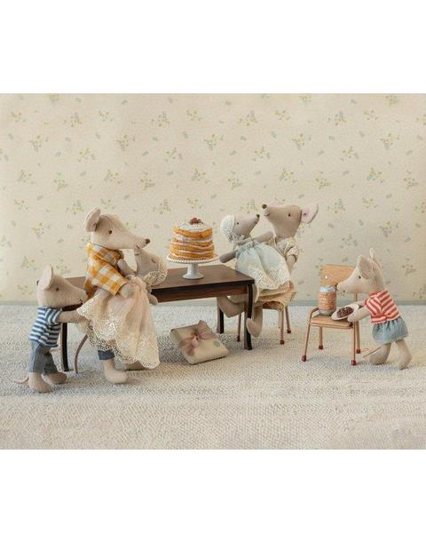 Baby mouse in gown - Mint