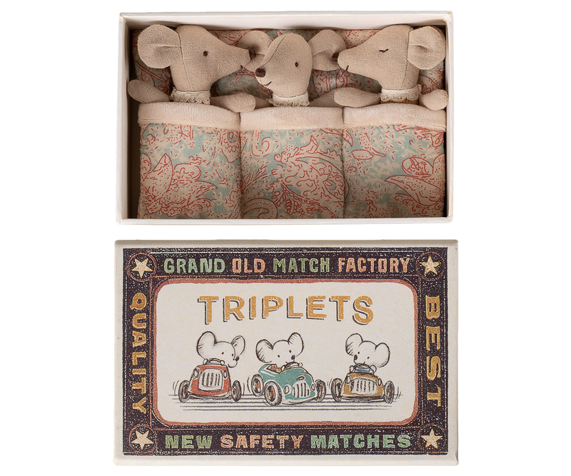 Triplets, Baby mice in matchbox - Checker image number 2