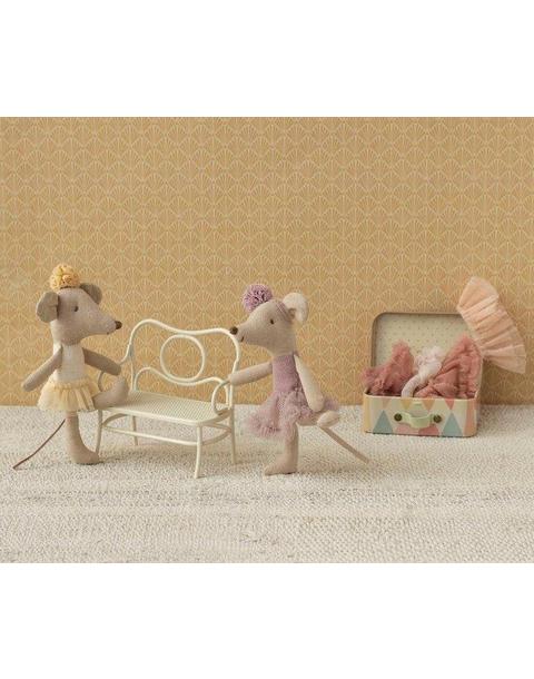 Ballerina mouse, Little sister - Off white