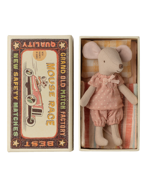 Big sister mouse in matchbox