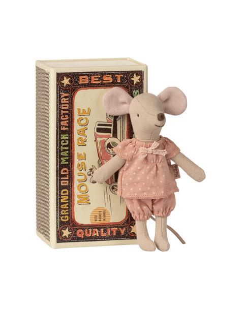 Big sister mouse in matchbox
