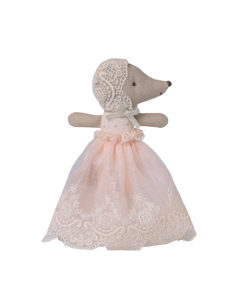 Baby mouse in gown - Powder