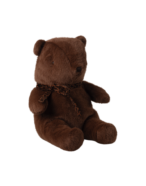 Teddy bear plush, Medium - Dark chocolate