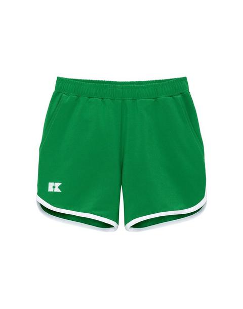 Boys Retro Super Short-Kelly Green White