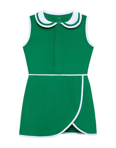 Girls Tennis Dress- Kelly Green