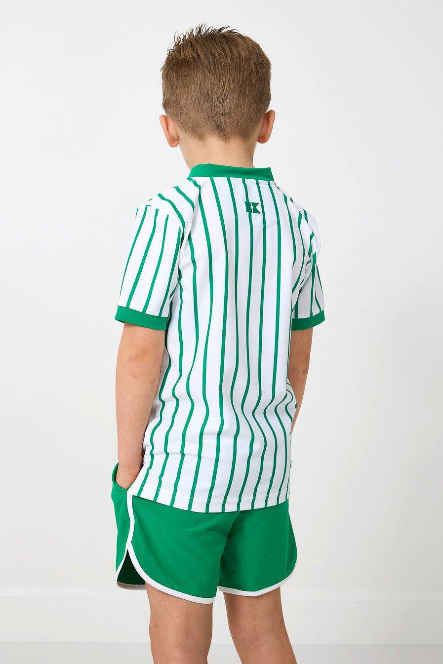 Boys Blade Shirt - Kelly Green Stripe image number 4