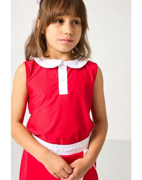 Girly Girls Tank Top- Red White