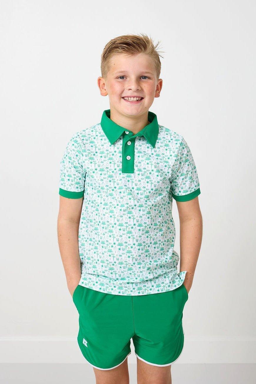 Boys Polo Shirt - Golf  Print image number 1