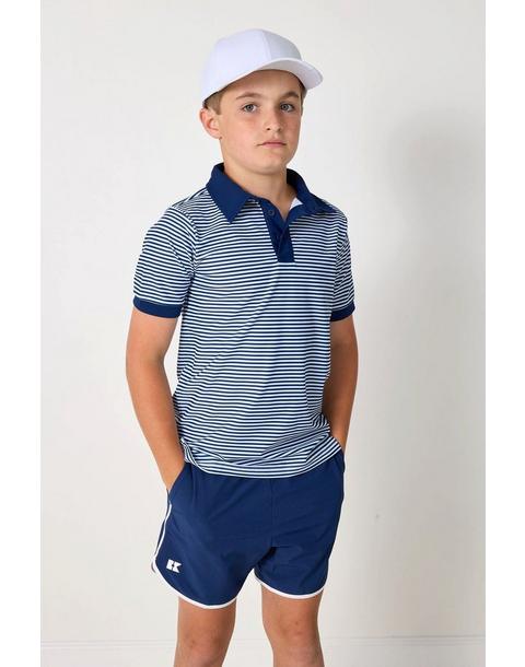 Boys Retro Super Short - Navy White