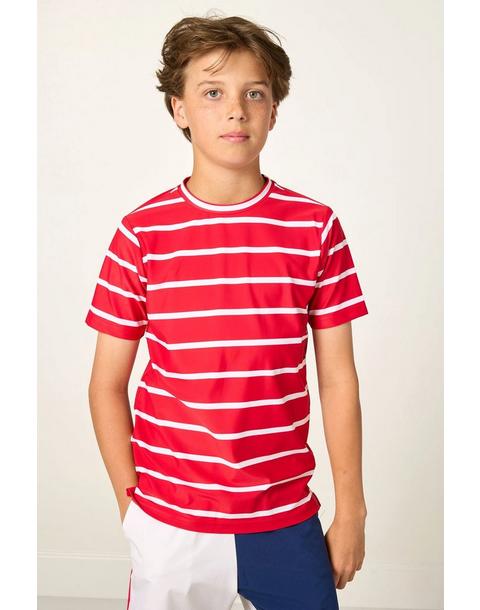Boys Practice Tee Shirt- Red White