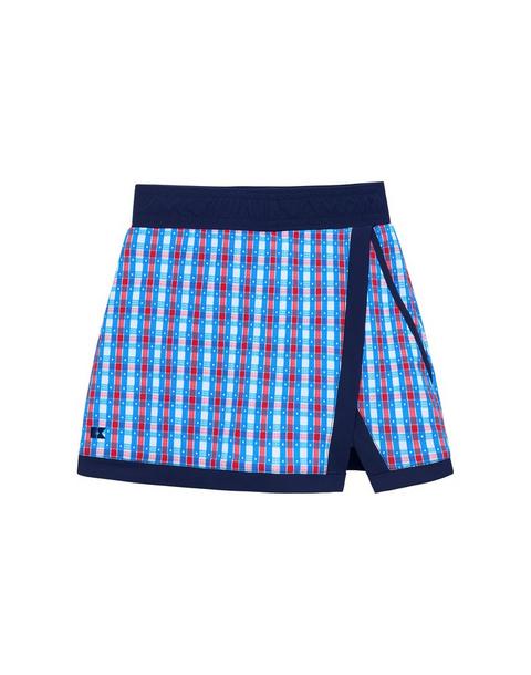 Retro Power Skirt - Red Gingham