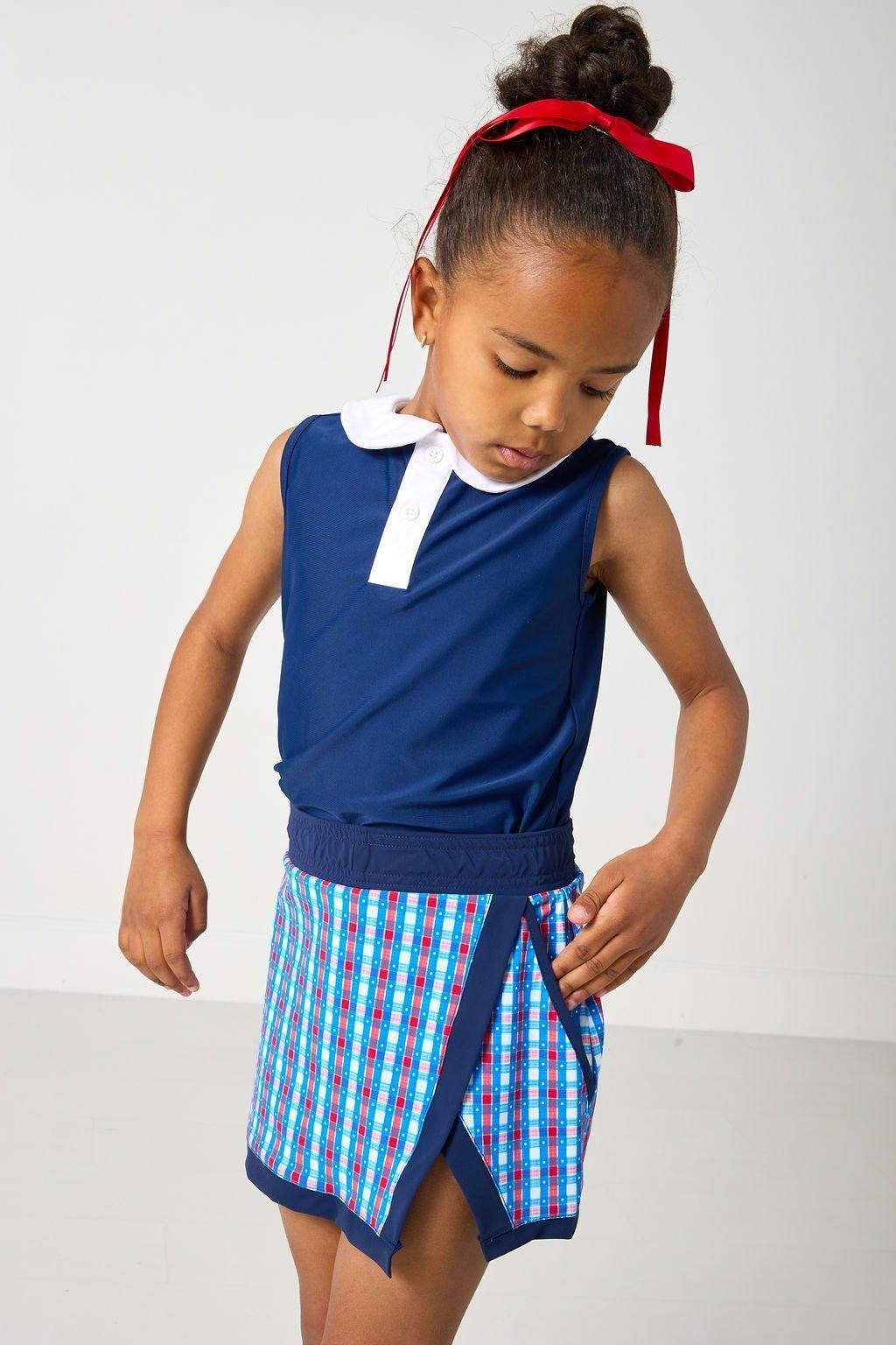 Retro Power Skirt - Red Gingham image number 2