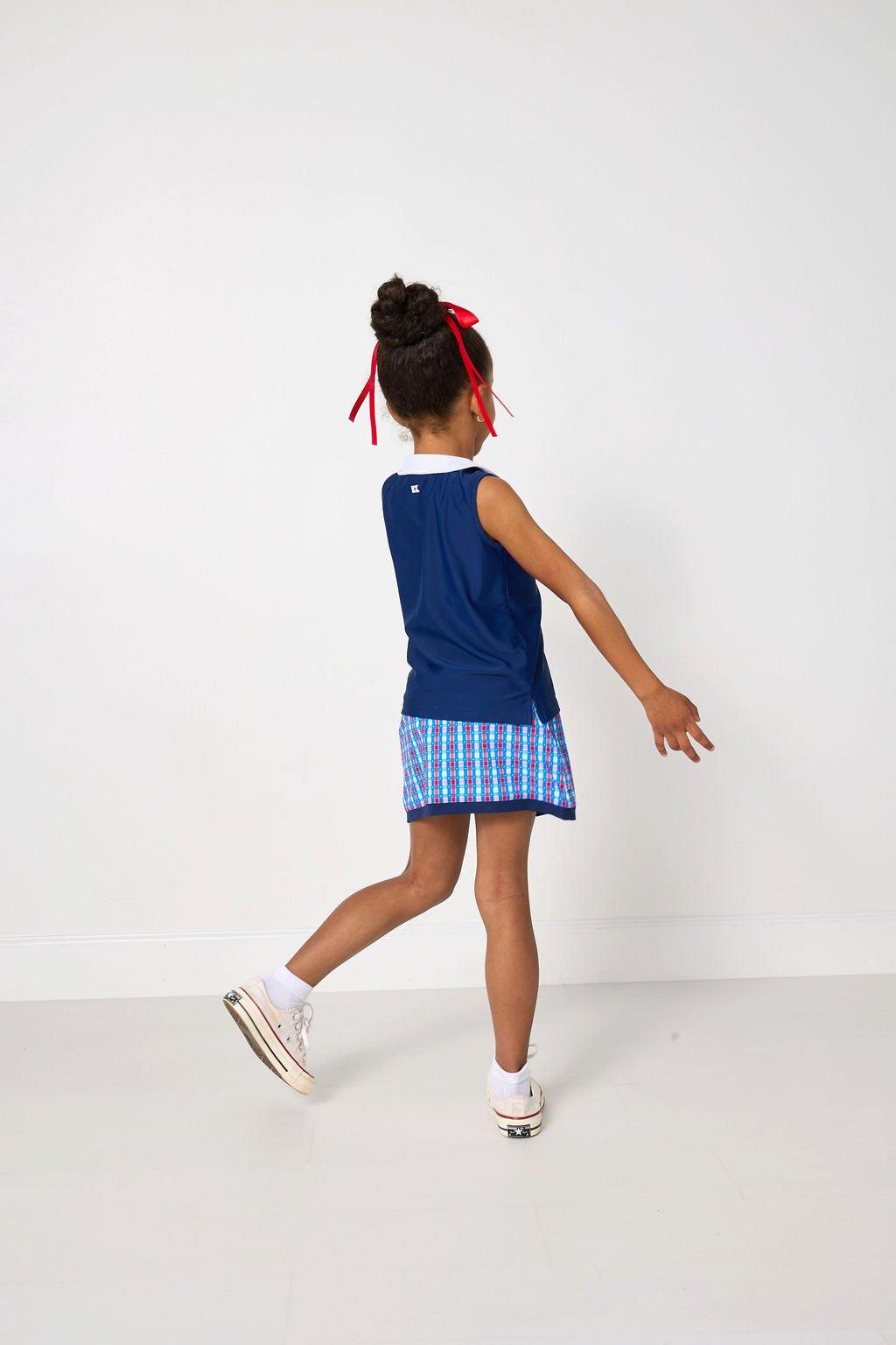 Retro Power Skirt - Red Gingham image number 3