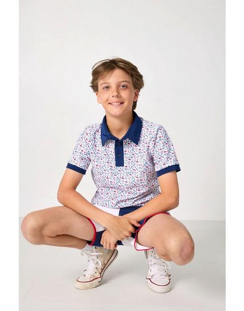 Boys Polo Shirt- Baseball