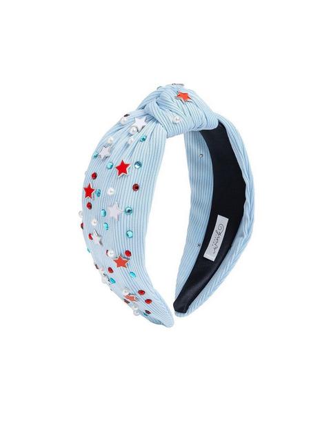 USA Stars Gemstone Headband