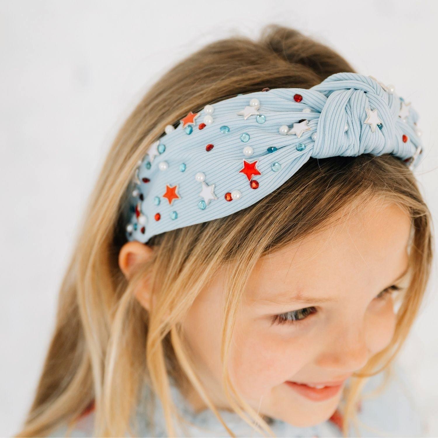 USA Stars Gemstone Headband image number 2