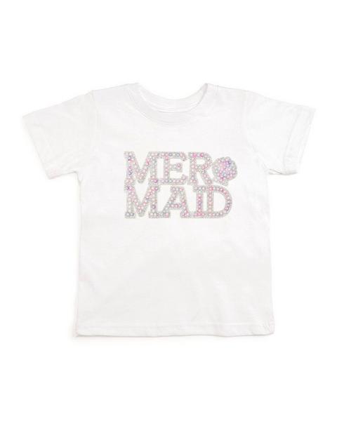 Mermaid Pearl Patch Short Sleeve T-Shirt