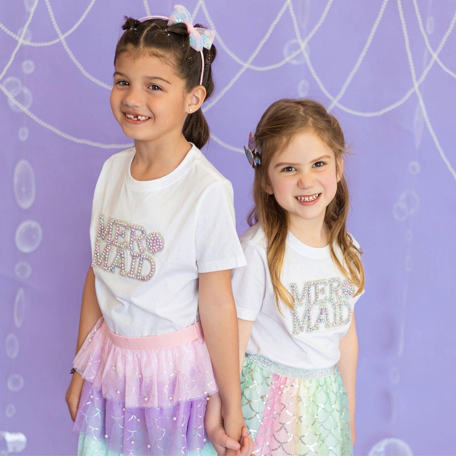 Mermaid Sequin Bow Headband image number 3