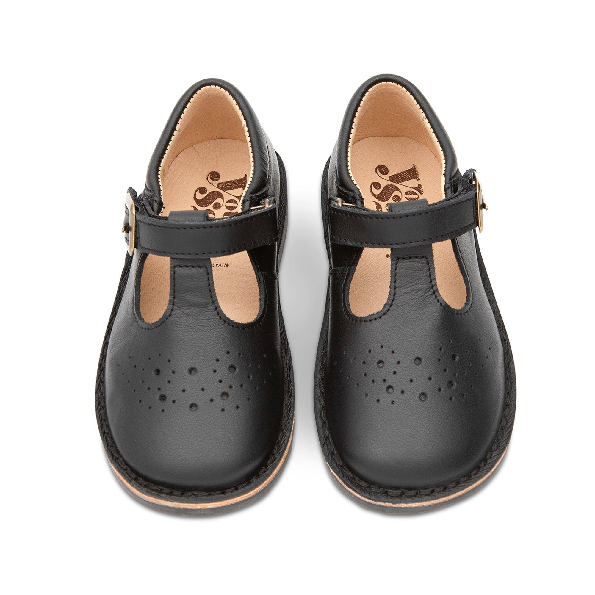Penny T-Bar Kids Shoe Black Leather image number 2