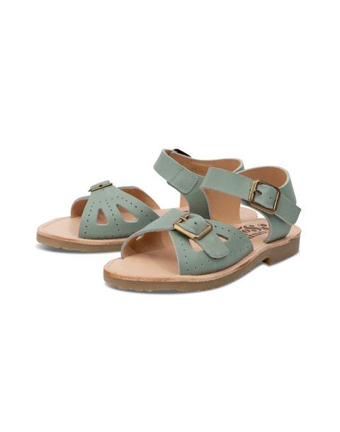 Pearl Kids Sandal Smokey Sage Leather