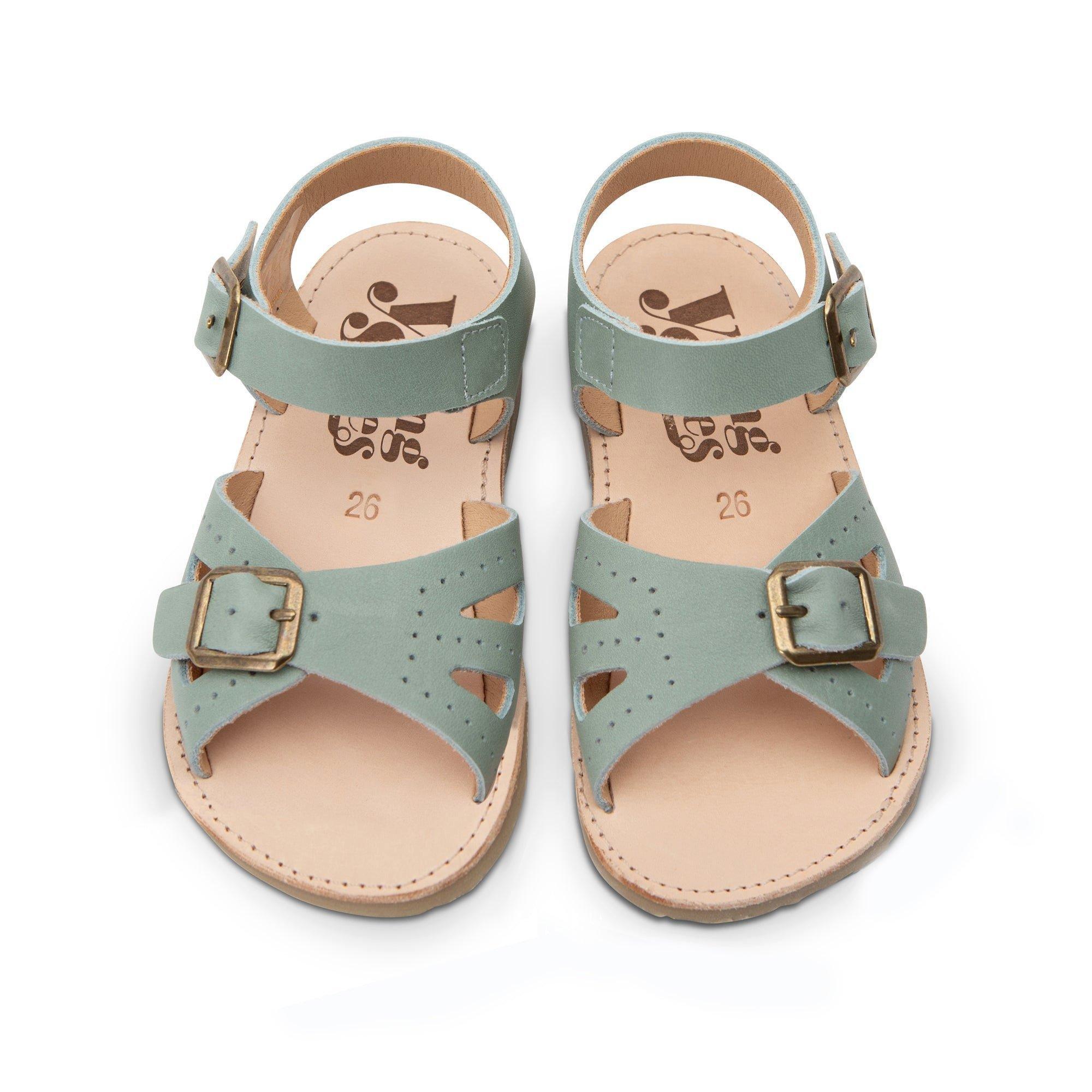 Pearl Kids Sandal Smokey Sage Leather image number 2