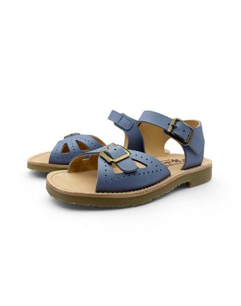 Pearl Kids Sandal Cornflower Blue Leather