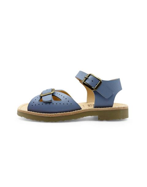 Pearl Kids Sandal Cornflower Blue Leather