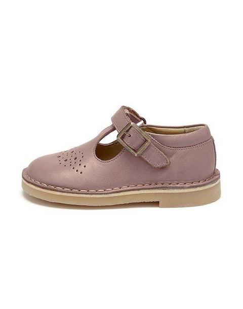 Penny T-Bar Kids Shoe Rose Leather