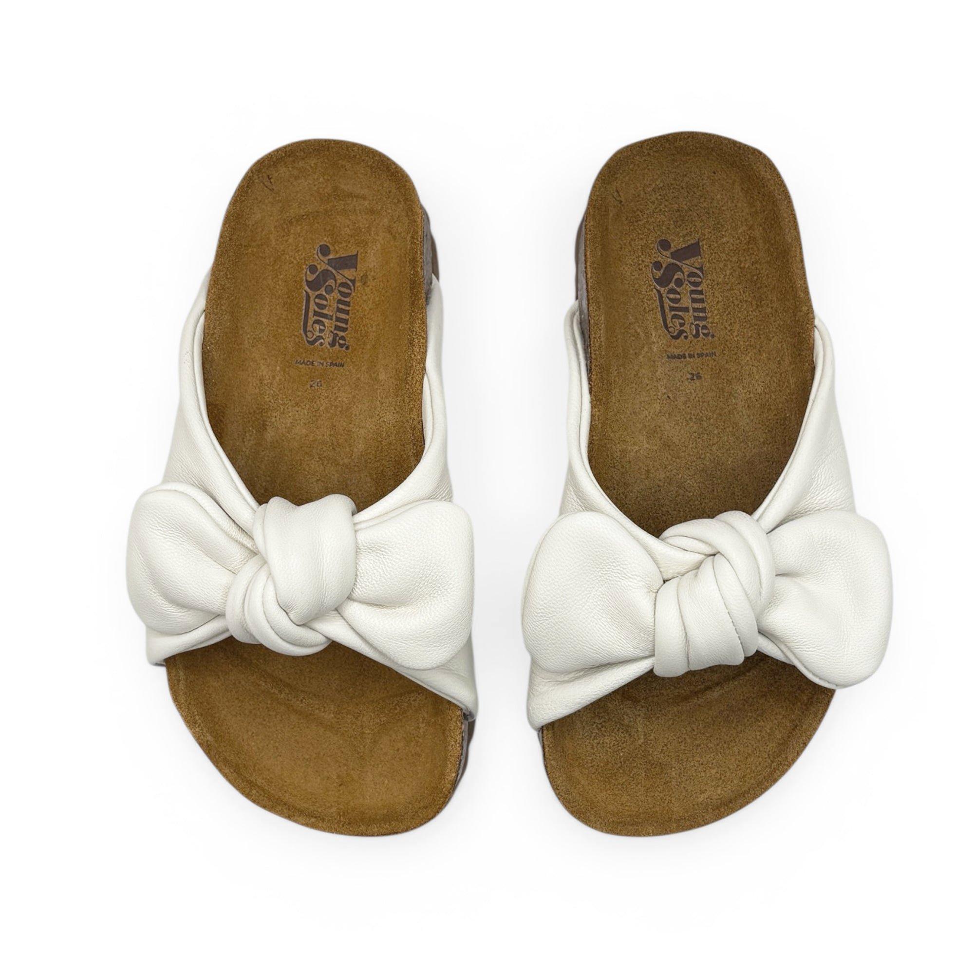 Bunny Kids Slider Sandals Vanilla Leather image number 2